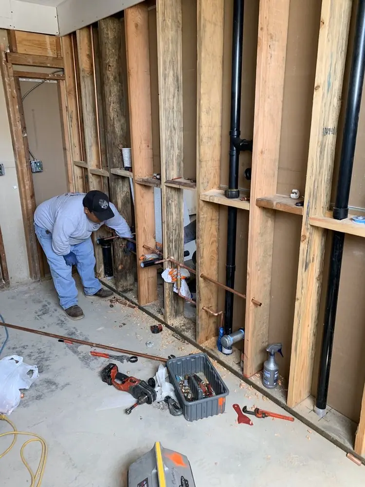 Commercial rough-in plumbing for Gas Line Repair in Coos Bay